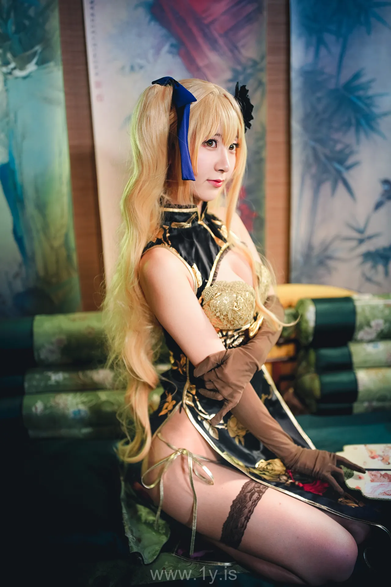 Coser@黑川 NO.018 Irresistible Asian Homebody Girl 金莲